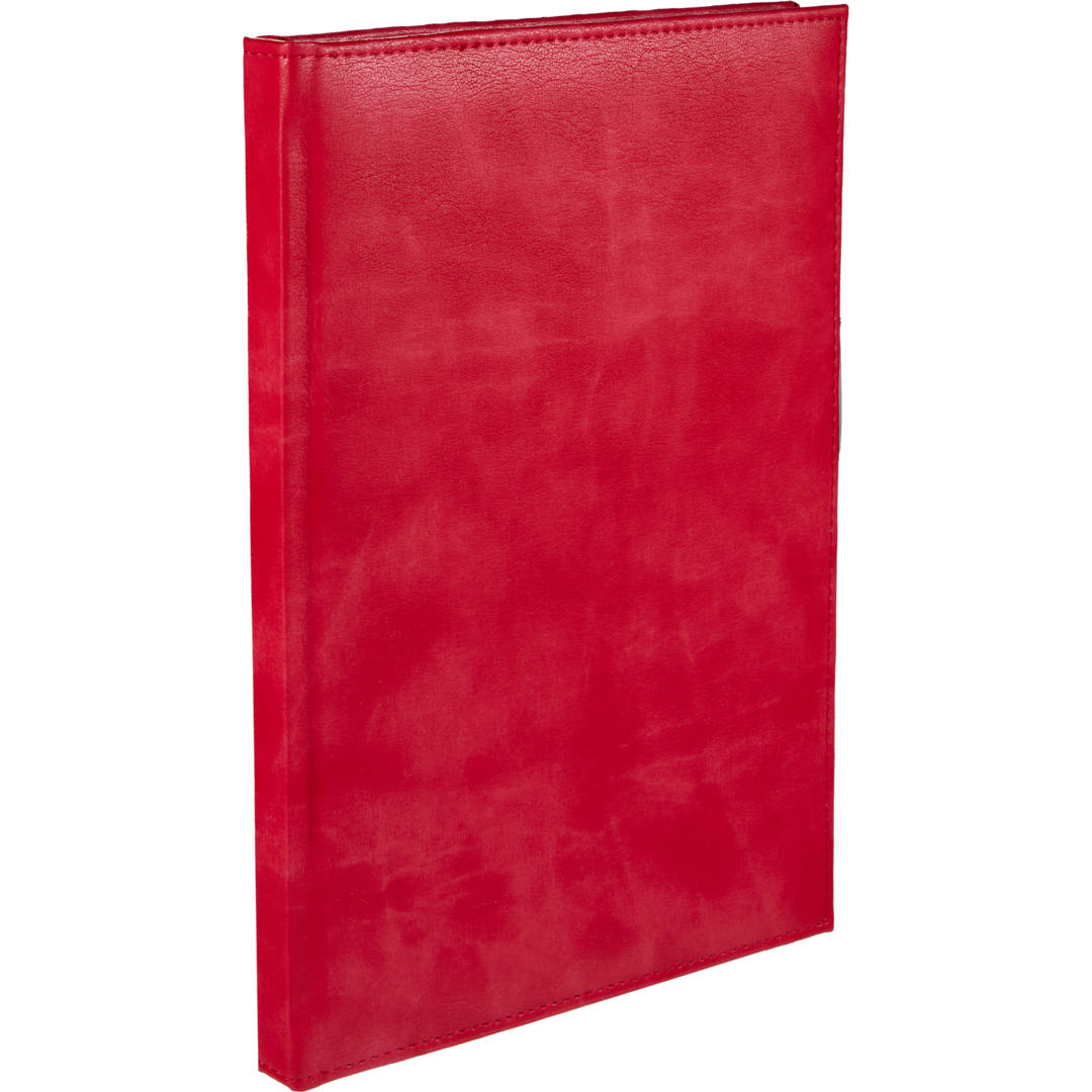 7&quot; x 10&quot; FSC&#174; Recycled Morano Large Journal - 2900-57 Red