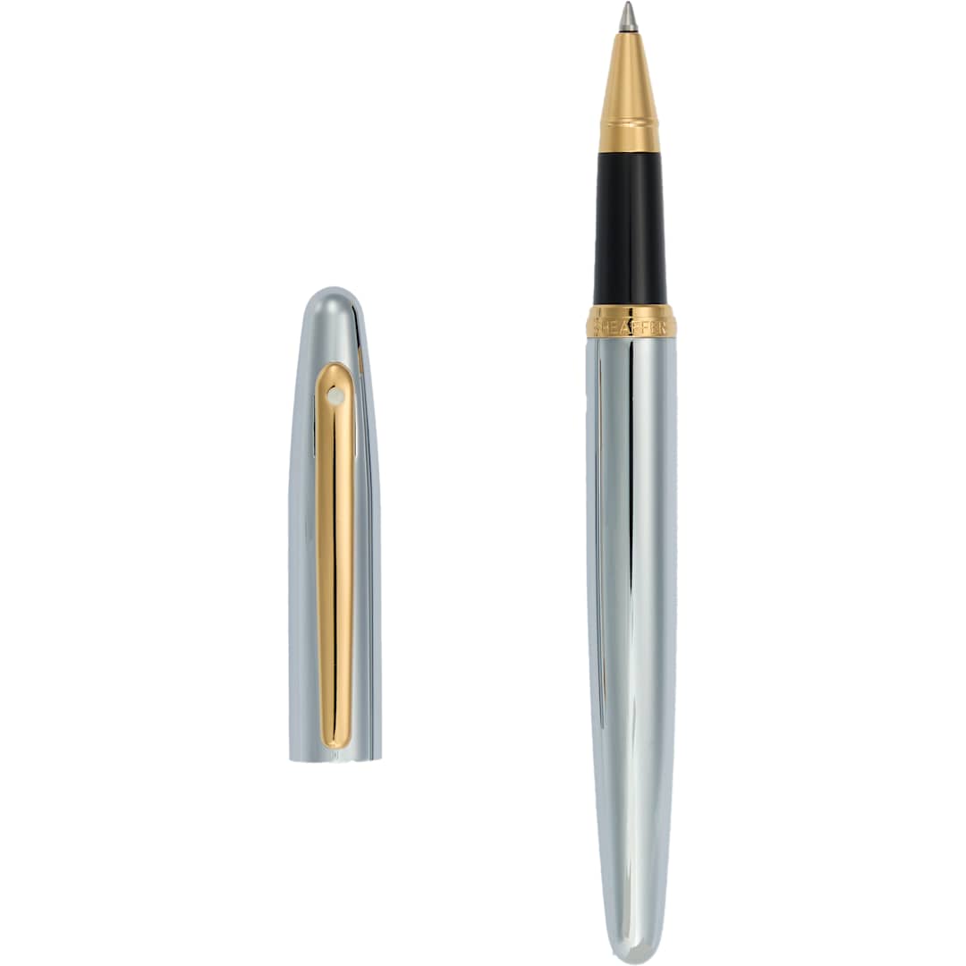 Sheaffer Sheaffer&#174; VFM Polished Chrome with Gold Roller Bal - 2933-27 Silver
