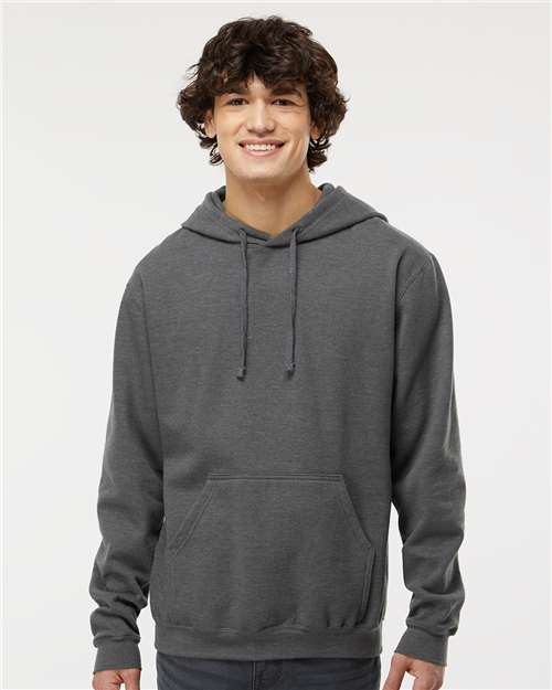 M&O Unisex Pullover Hoodie - 3320 - 3320M Heather Charcoal