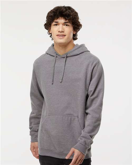 M&O Unisex Pullover Hoodie - 3320 - 3320M Heather Grey