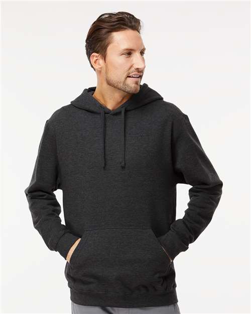 M&O Unisex Pullover Hoodie - 3320 - 3320M Jet Black Heather