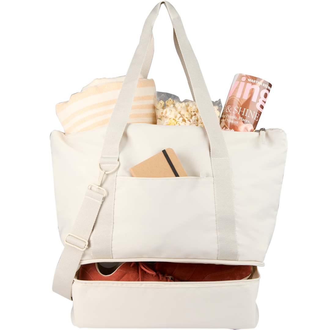 Daybreak Recycled Travel Tote - 3750-88 Natural