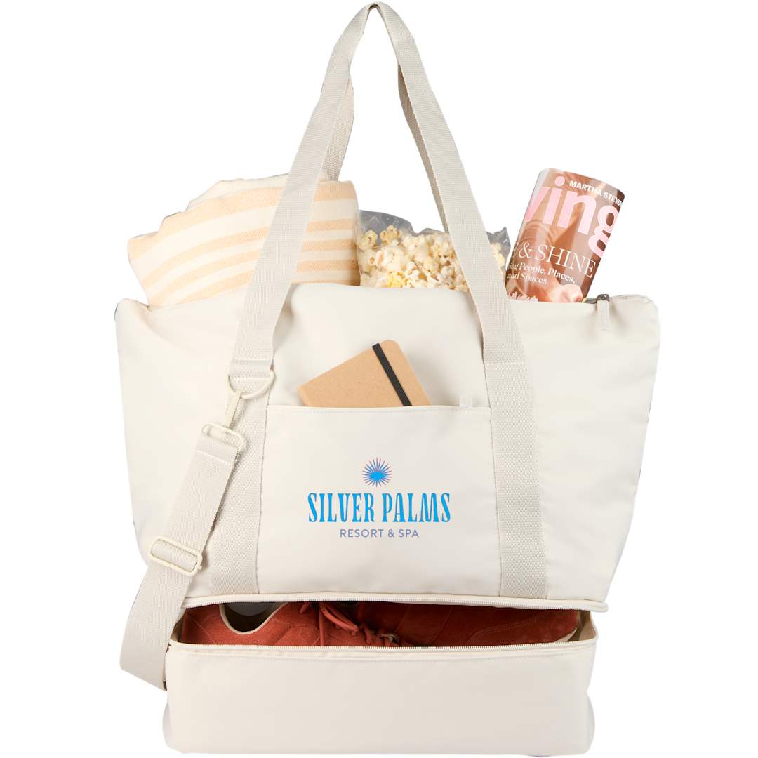 Daybreak Recycled Travel Tote - 3750-88 Natural