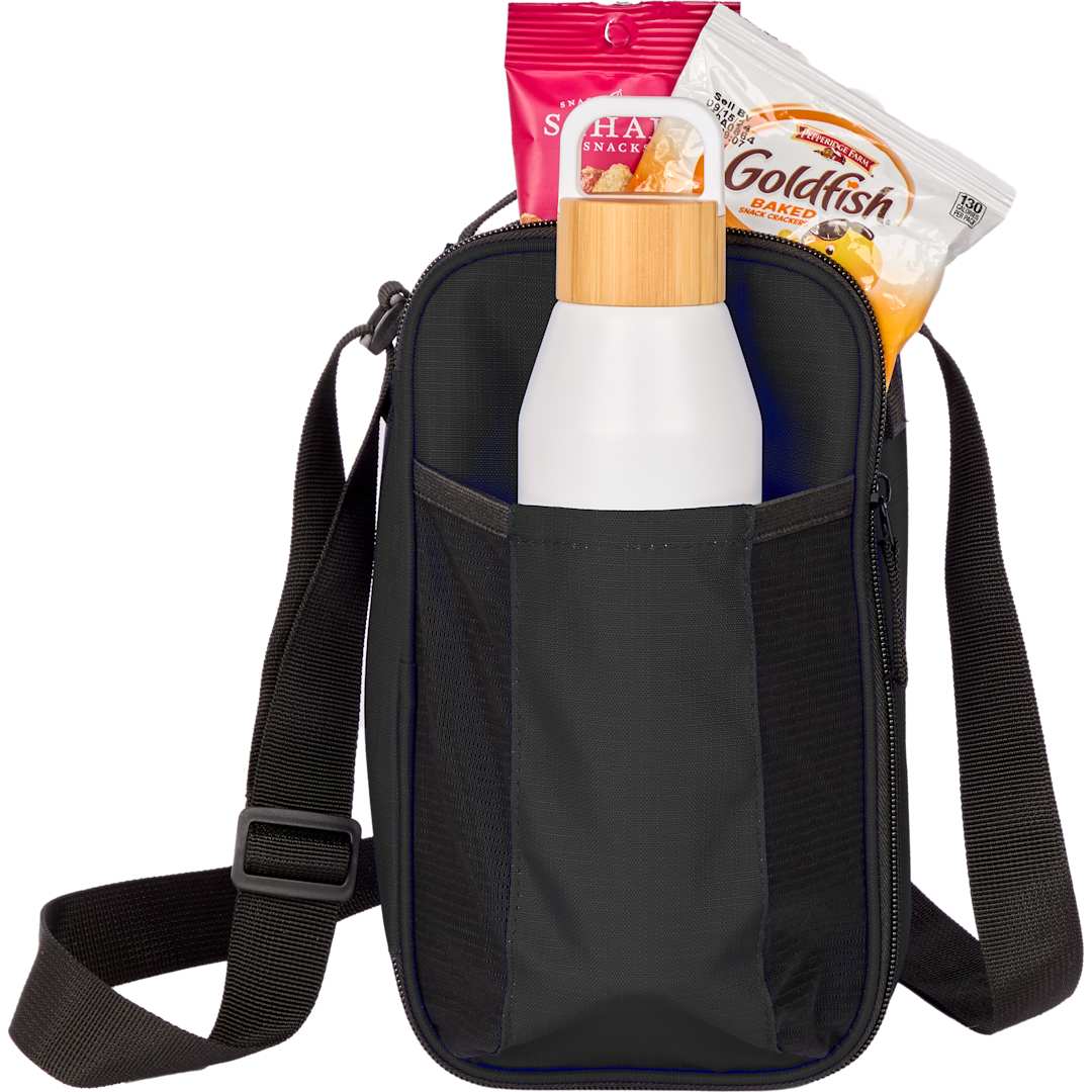 Crossbody Recycled 6-Can Cooler - 3750-91 Black