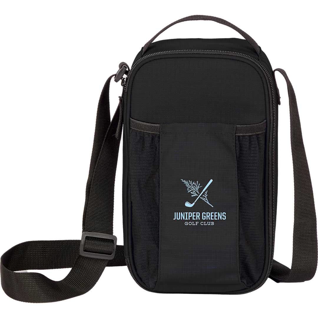 Crossbody Recycled 6-Can Cooler - 3750-91 Black