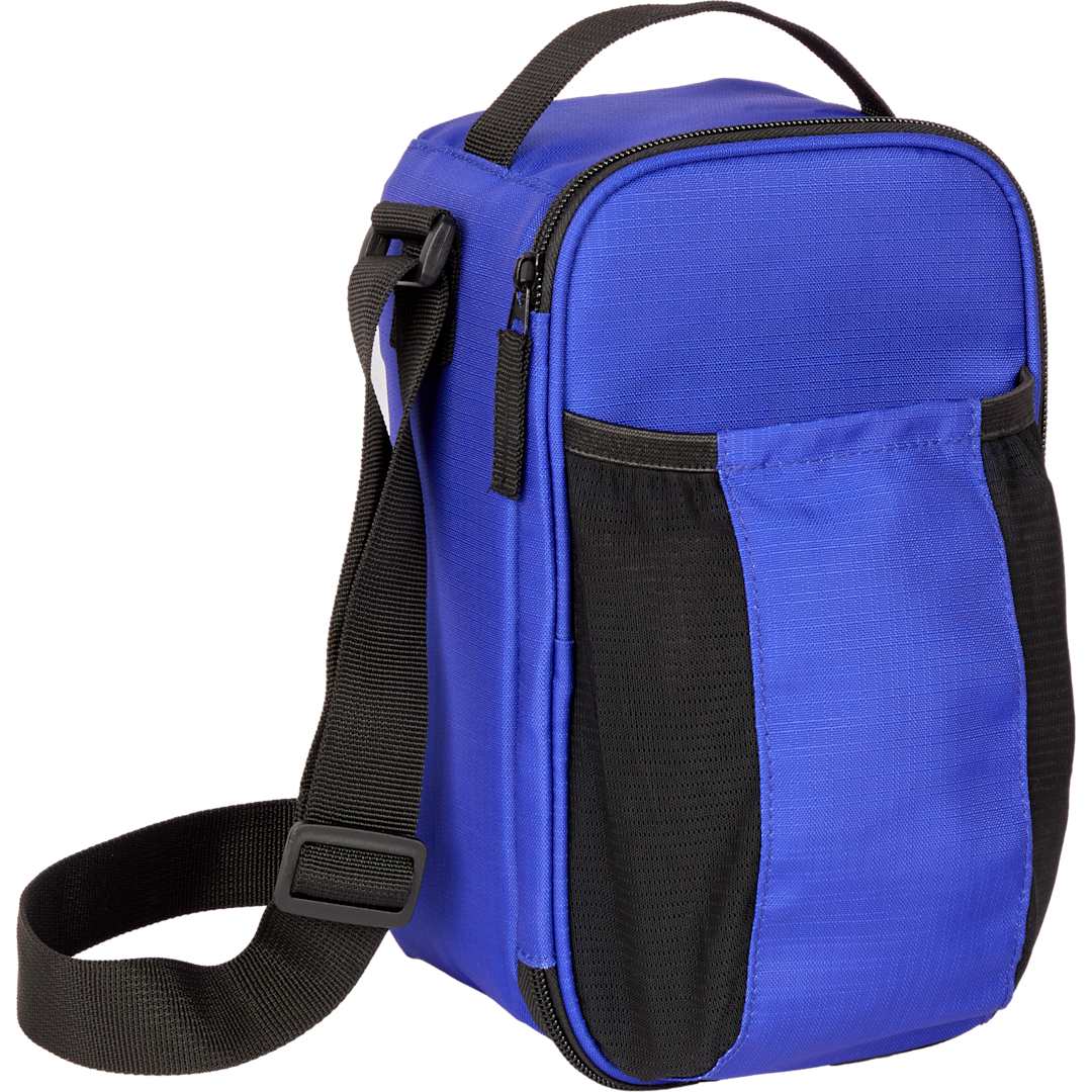 Crossbody Recycled 6-Can Cooler - 3750-91 Blue