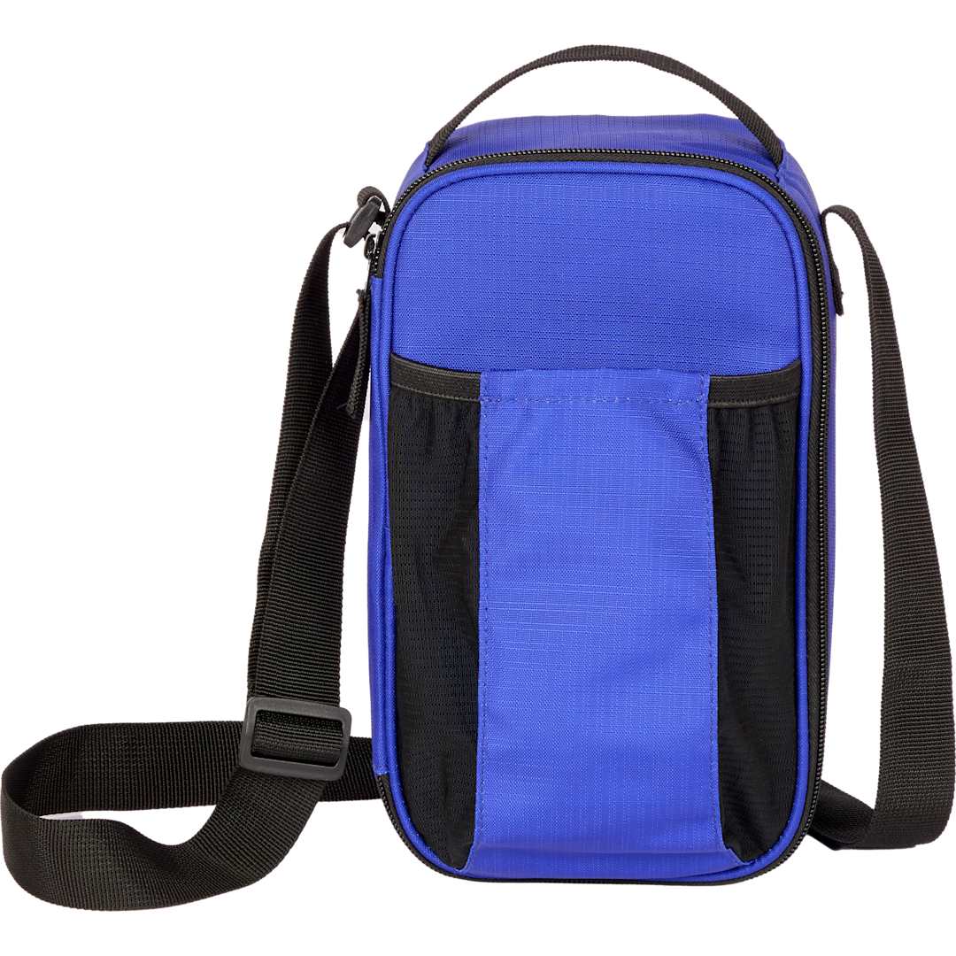 Crossbody Recycled 6-Can Cooler - 3750-91 Blue