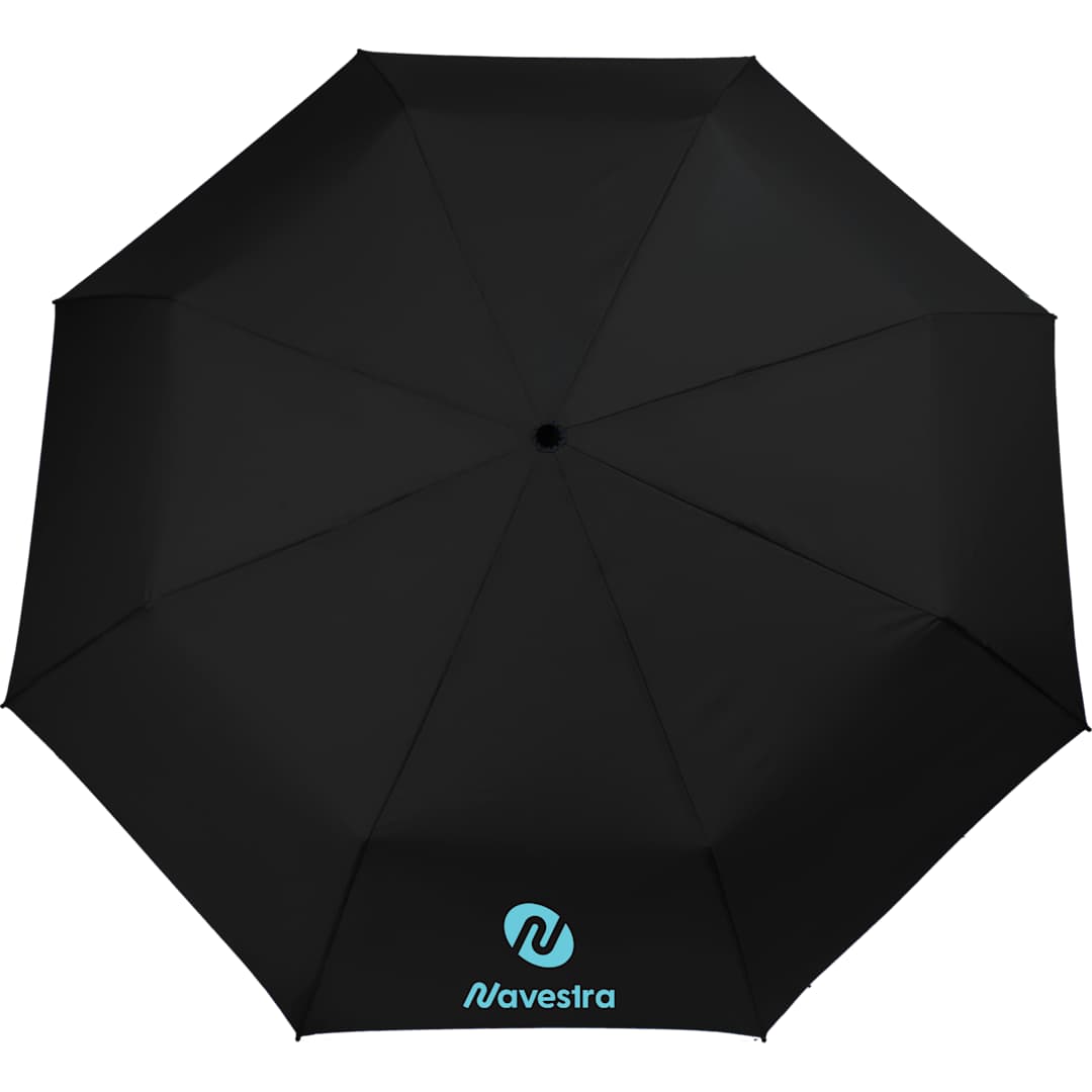 46" Recycled 3-Folding Umbrella - 5050-07 Black