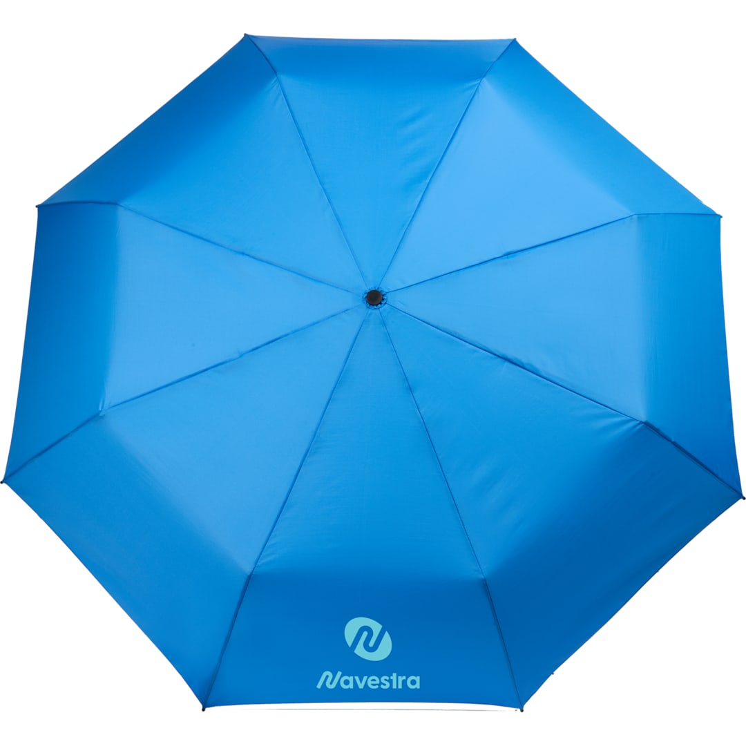 46" Recycled 3-Folding Umbrella - 5050-07 Blue