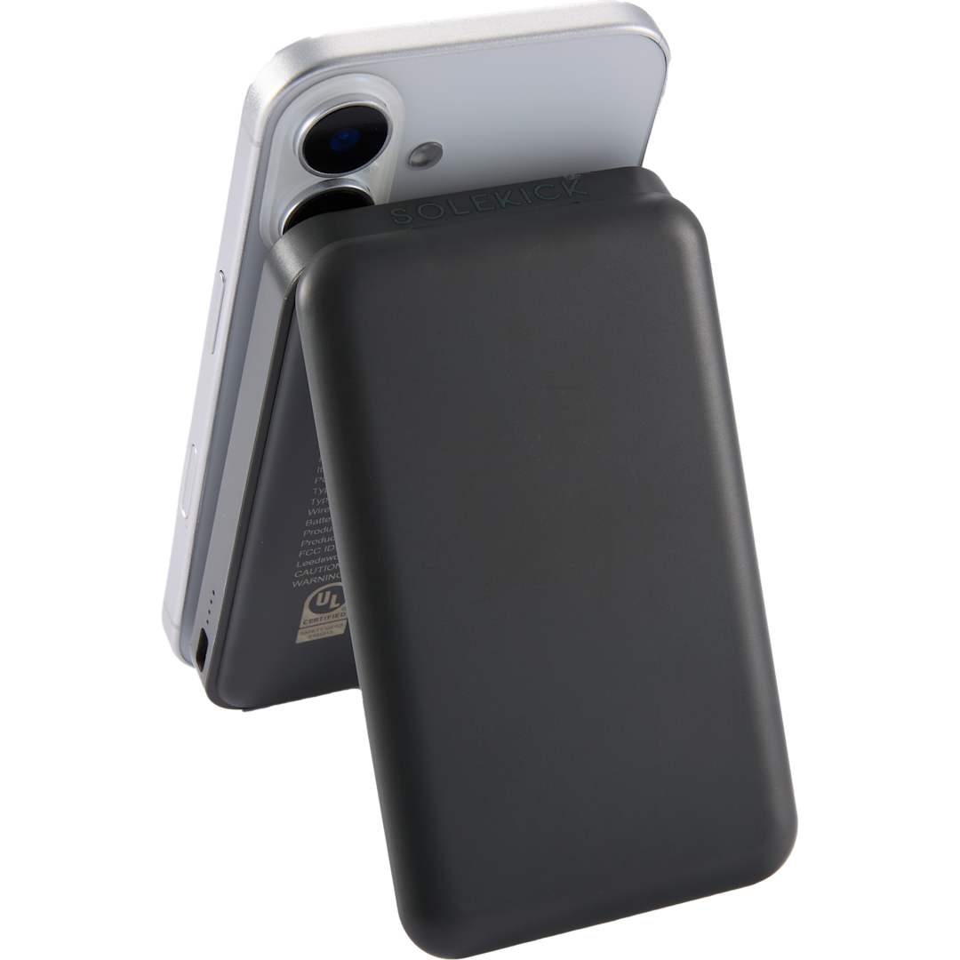Solekick Solekick™ UL Listed MagClick™ Wireless Power Bank - 5077-14 Gray