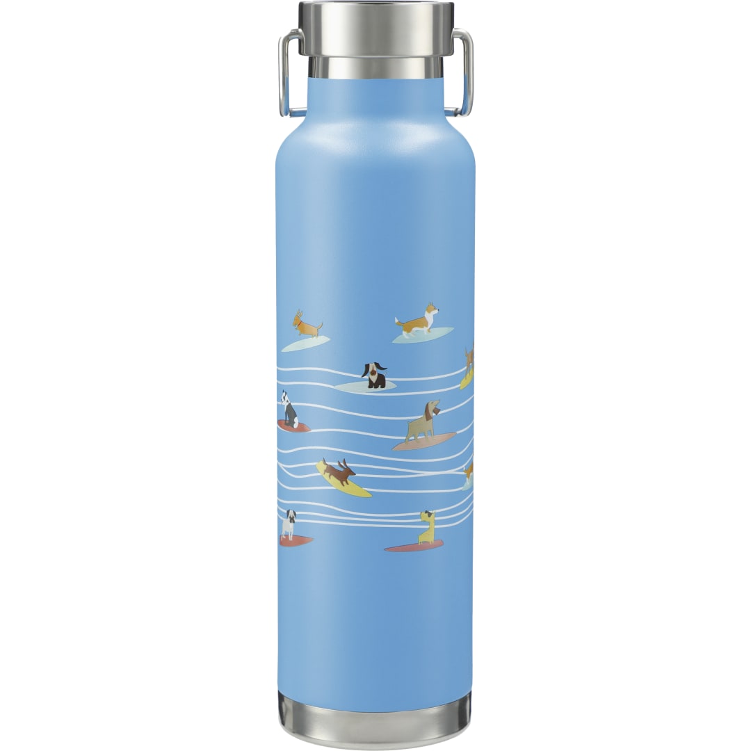 Thor Bouteille isolée sous vide en cuivre 22oz - 1625-85 Blue