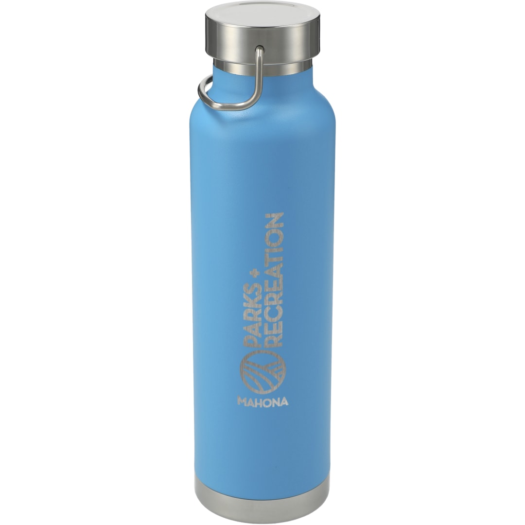 Thor Bouteille isolée sous vide en cuivre 22oz - 1625-85 Blue