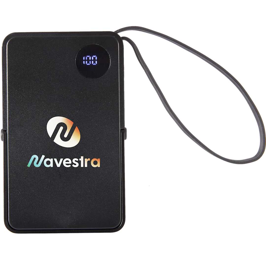 UL Listed MagClick™ Power Bank and Watch Charger - 7122-18 Black