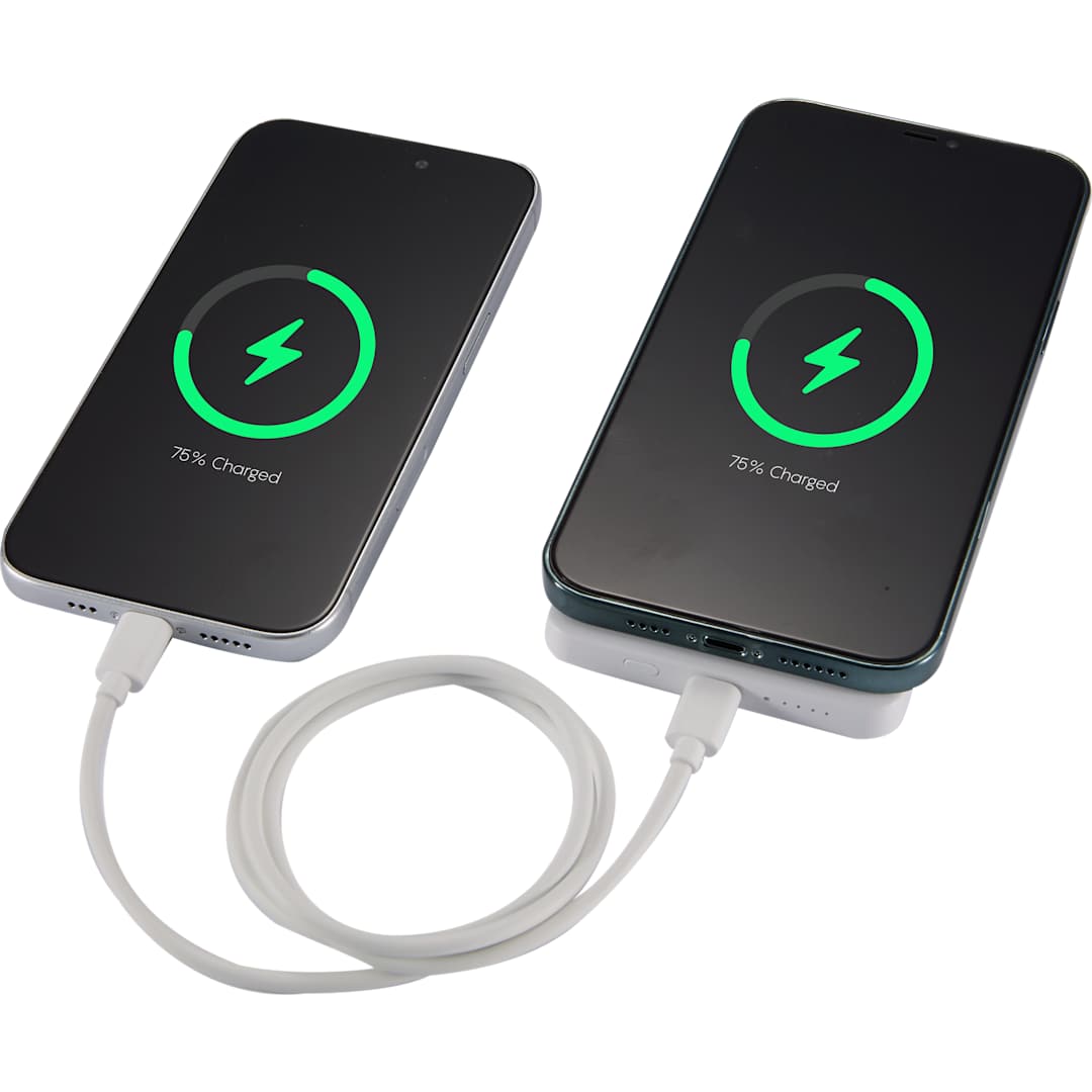 MI Power 5000 mAh MagClick™ 15W Wireless Power Ban - 7122-21 White