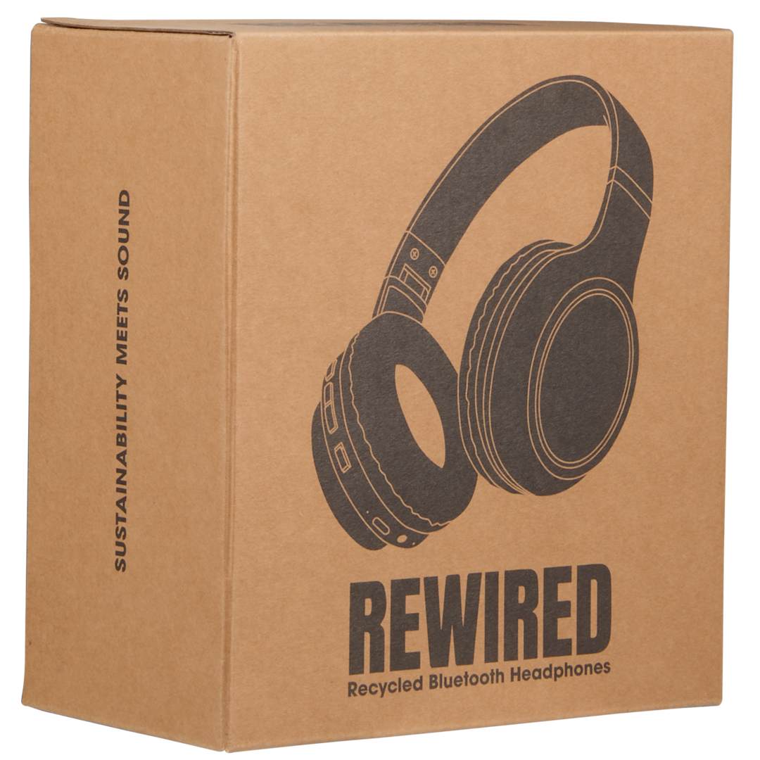 Rewired Recycled Bluetooth Headphones - 7195-73 Black