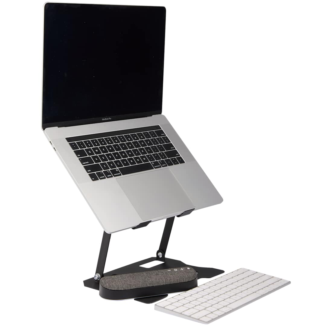 Elevate Laptop Stand and Bluetooth Speaker - 7197-58 Black