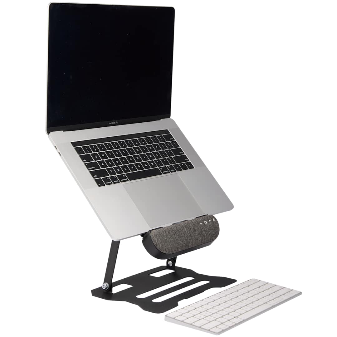 Elevate Laptop Stand and Bluetooth Speaker - 7197-58 Black