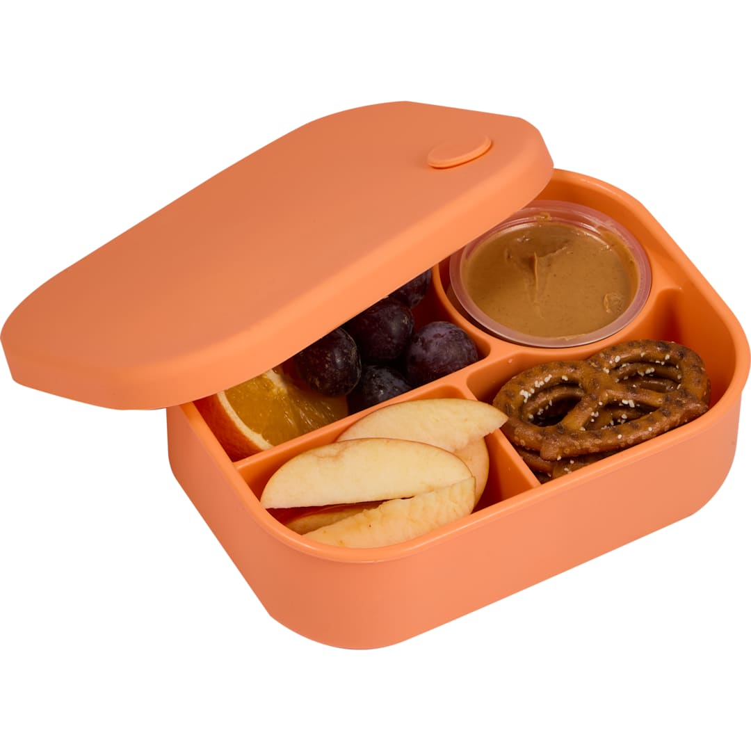 Silicone Bento Box with Air Valve - 7773-04 Orange