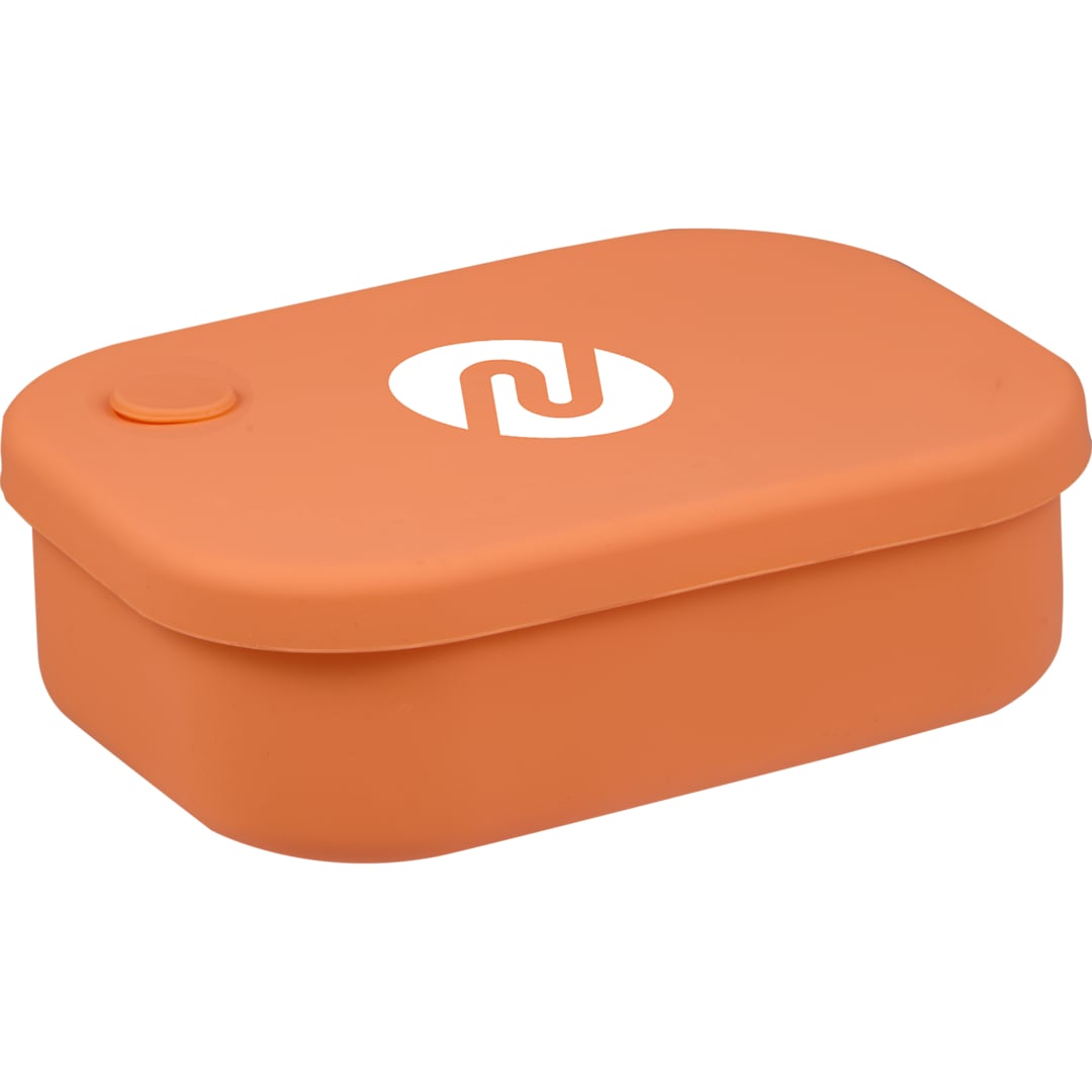 Silicone Bento Box with Air Valve - 7773-04 Orange