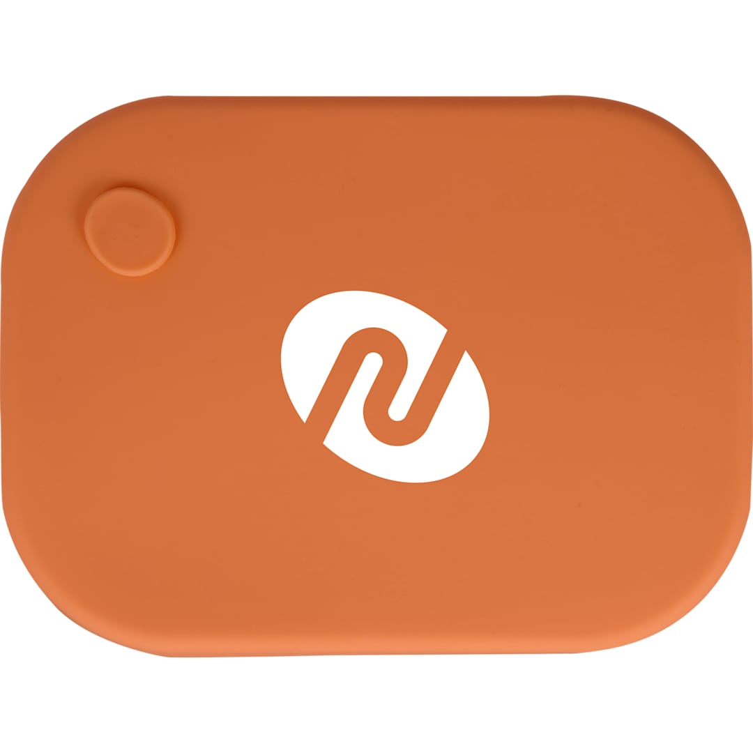 Silicone Bento Box with Air Valve - 7773-04 Orange