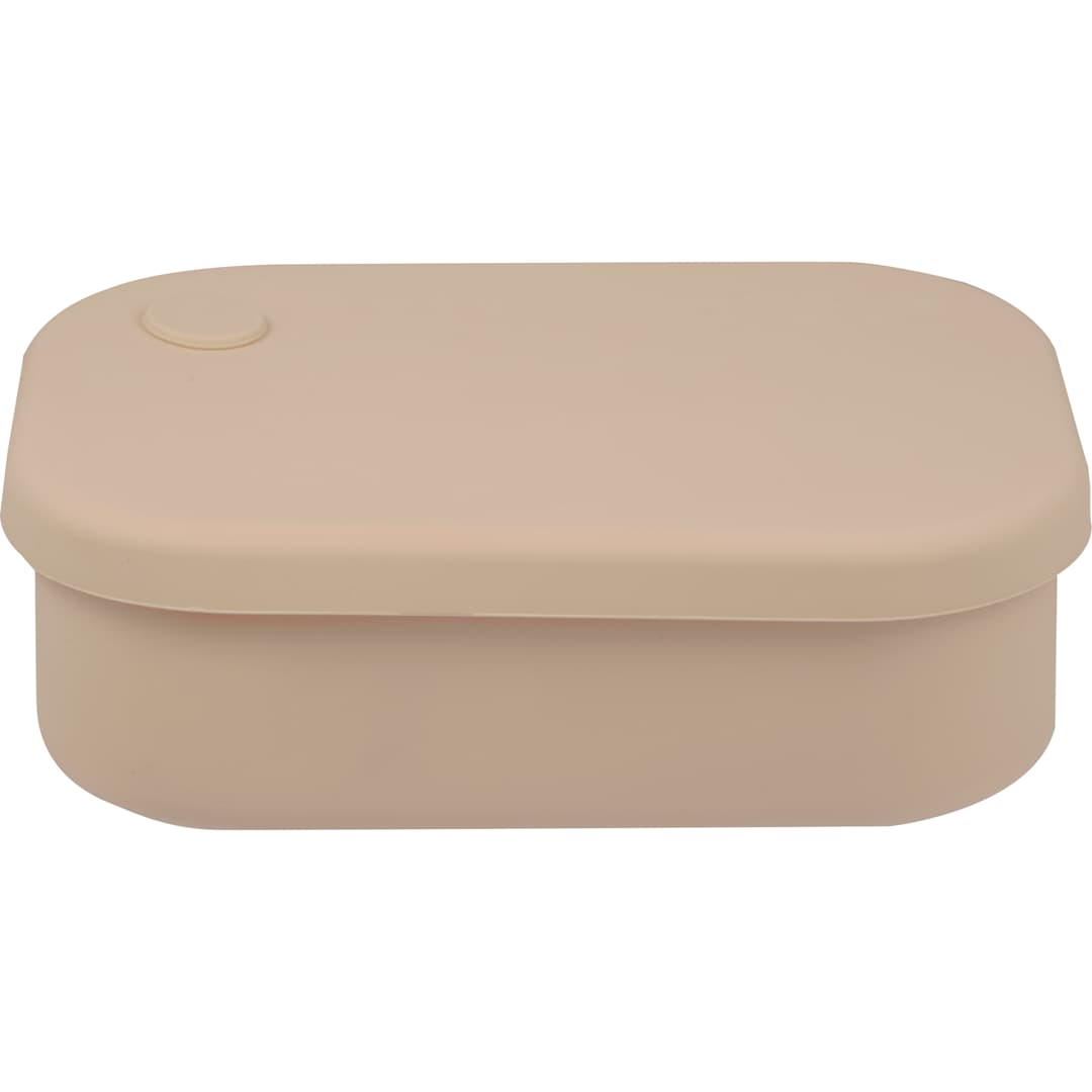 Silicone Bento Box with Air Valve - 7773-04 Natural