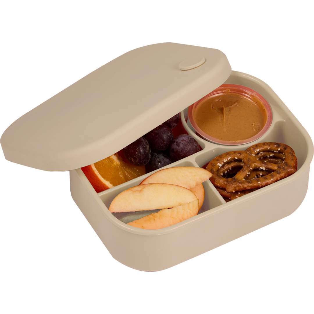 Silicone Bento Box with Air Valve - 7773-04 Natural