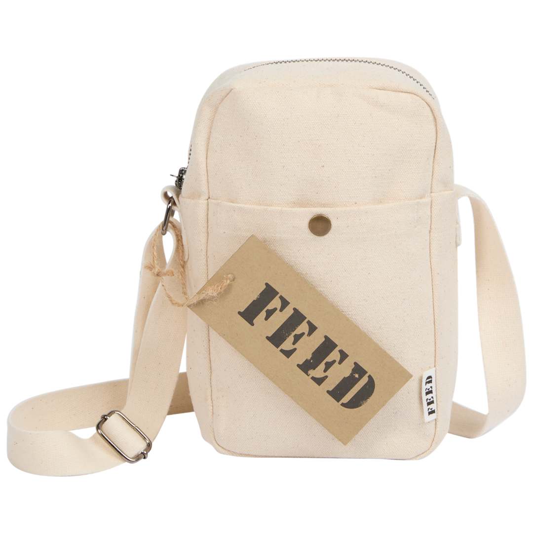 Feed FEED Organic Cotton Crossbody - 9009-17 Natural