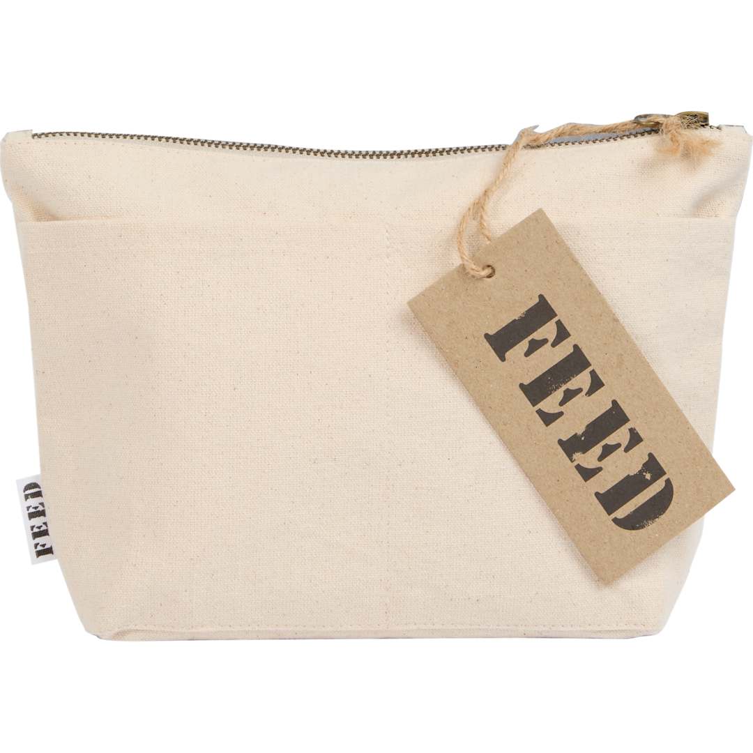 Feed FEED Organic Cotton Pouch - 9009-18 Natural