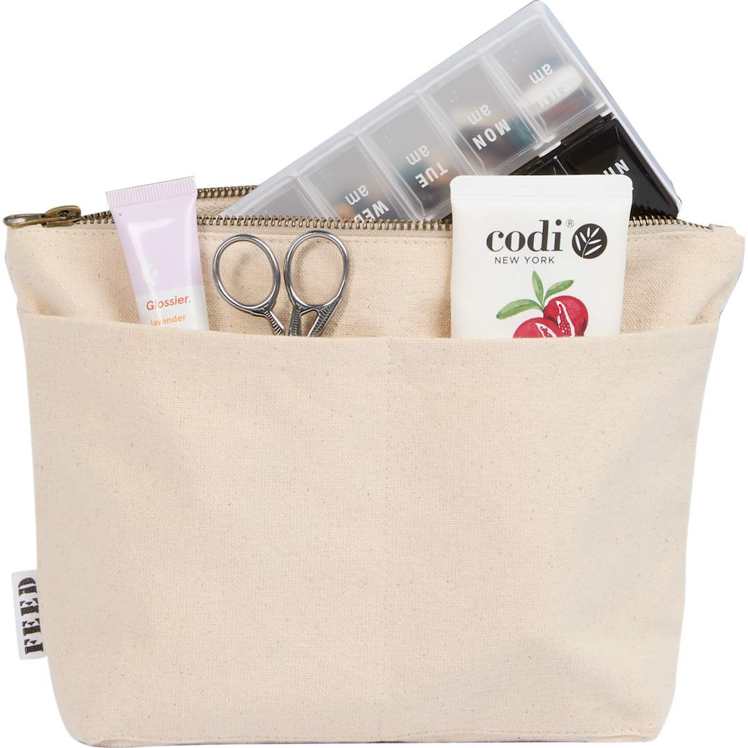 Feed FEED Organic Cotton Pouch - 9009-18 Natural