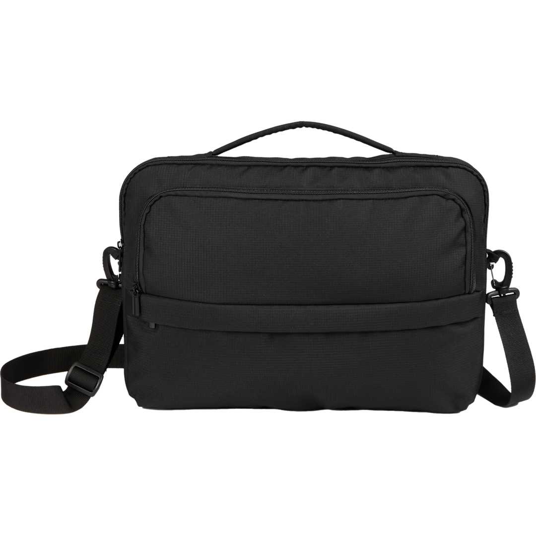 Crossbody Recycled Messenger Bag - 9898-13 Black