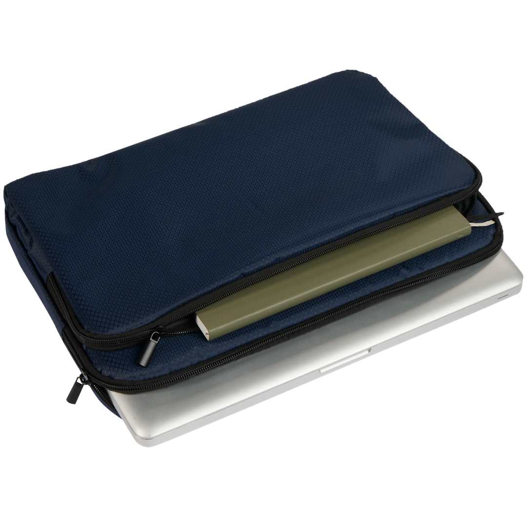 Diamond Ripstop Recycled 15&quot; Laptop Sleeve - 9898-14 Blue