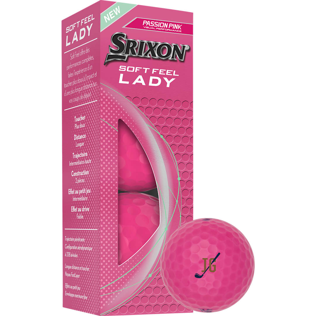 SRIXON Srixon Soft Feel Golf Balls - 3 Pack - 9902-04 Pink