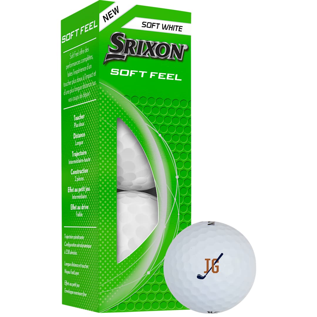 SRIXON Srixon Soft Feel Golf Balls - 3 Pack - 9902-04 White