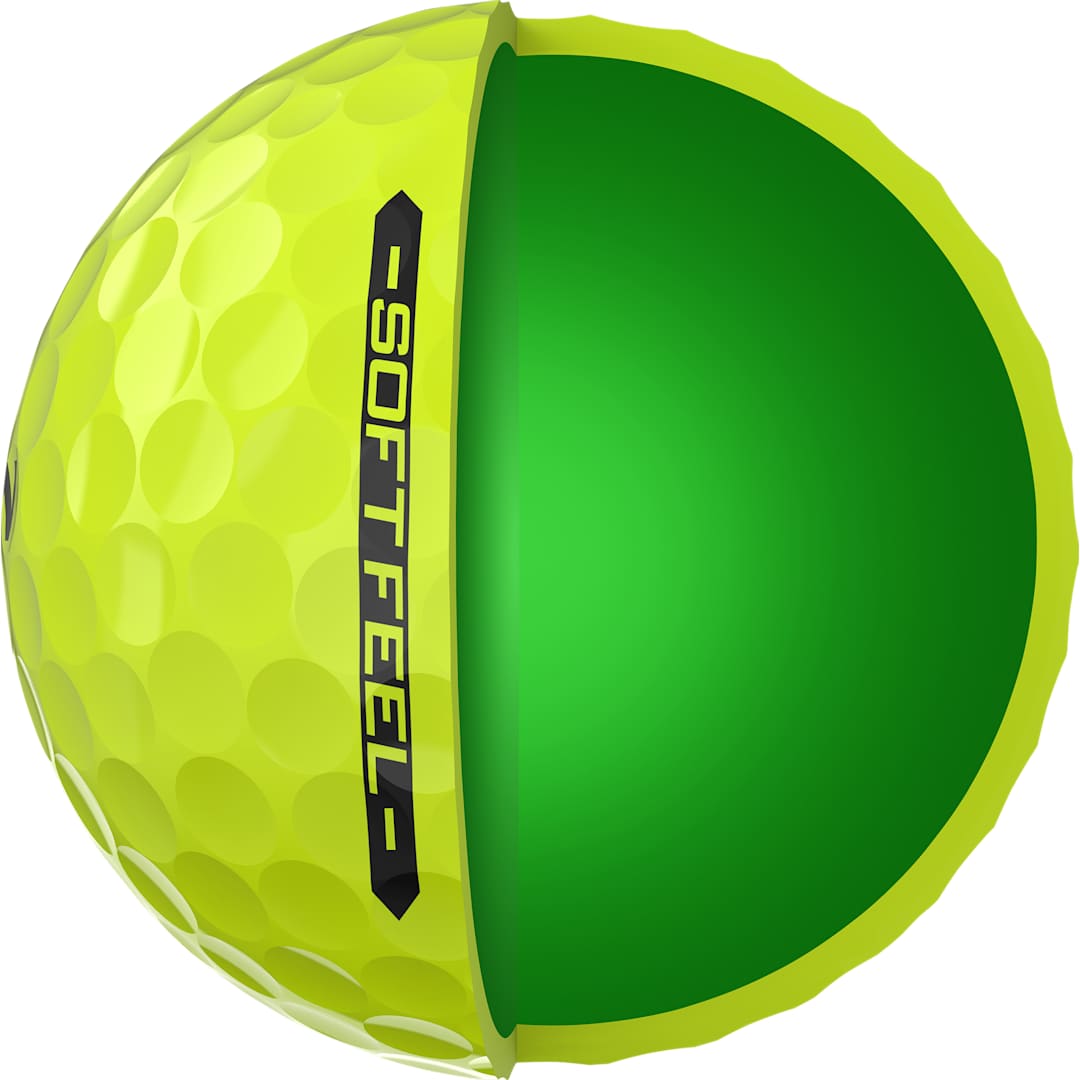 SRIXON Srixon Soft Feel Golf Balls - 3 Pack - 9902-04 Yellow