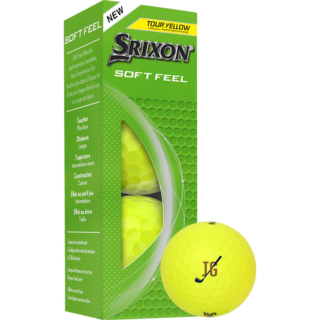 SRIXON Srixon Soft Feel Golf Balls - 3 Pack - 9902-04 Yellow