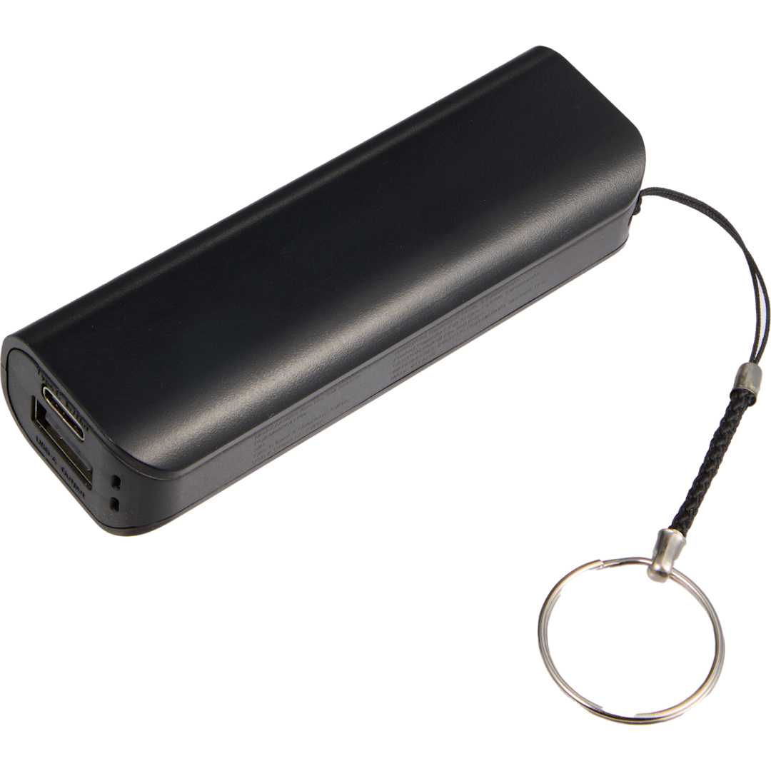 UL Listed Spark 2200 mAh Power Bank - SM-2848 Black