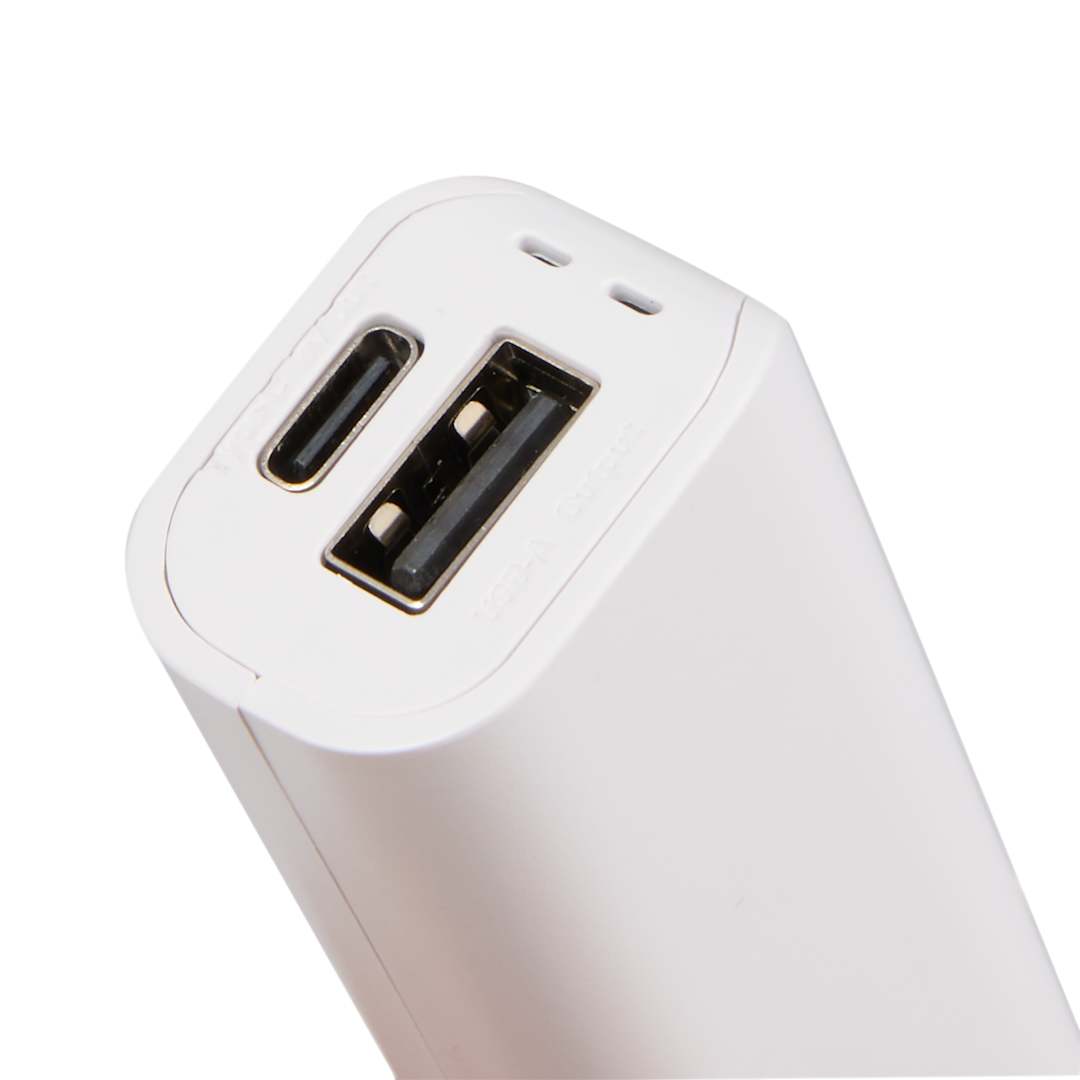 UL Listed Spark 2200 mAh Power Bank - SM-2848 White