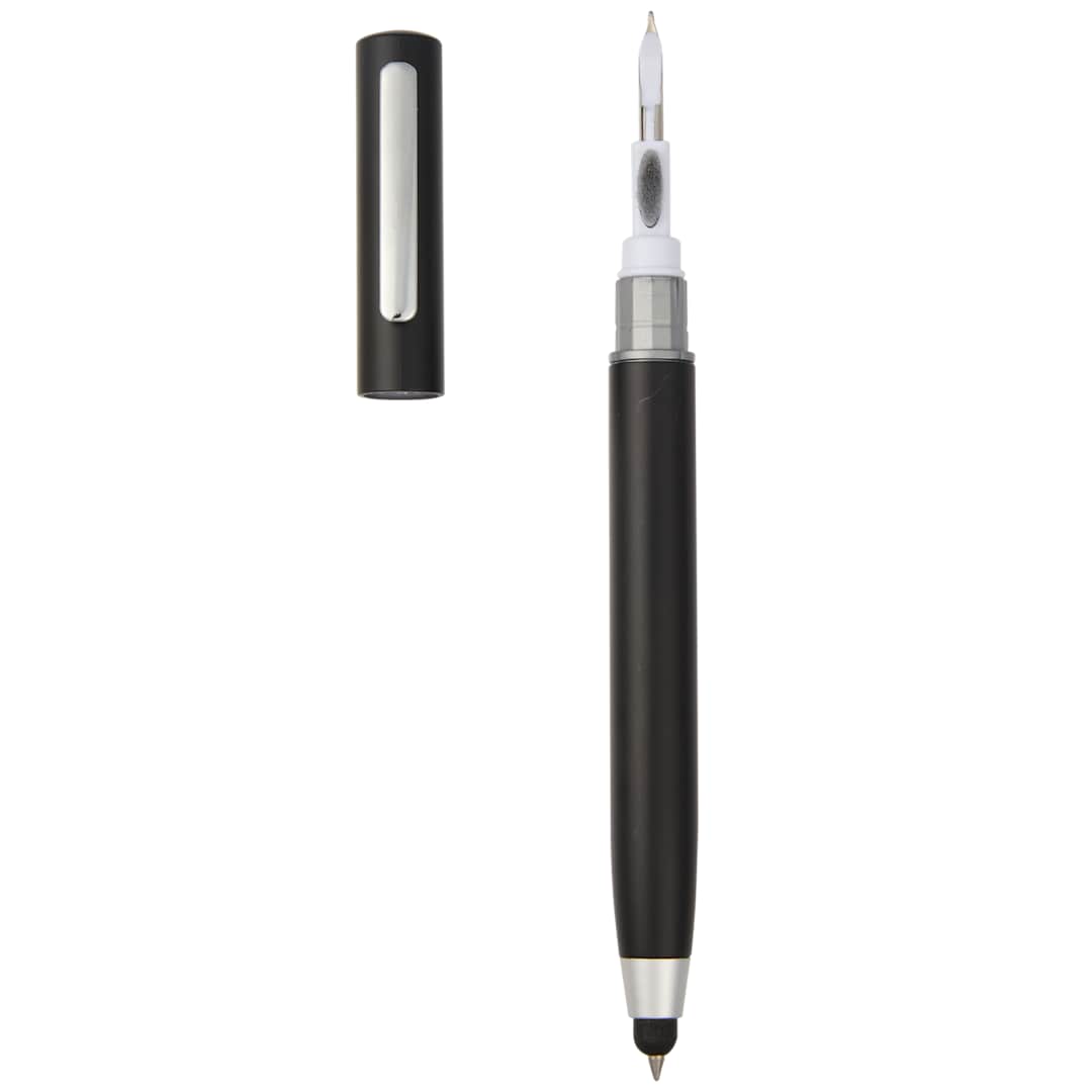 3-in-1 Tech Cleaning Stylus Gel Pen - SM-5305 Black