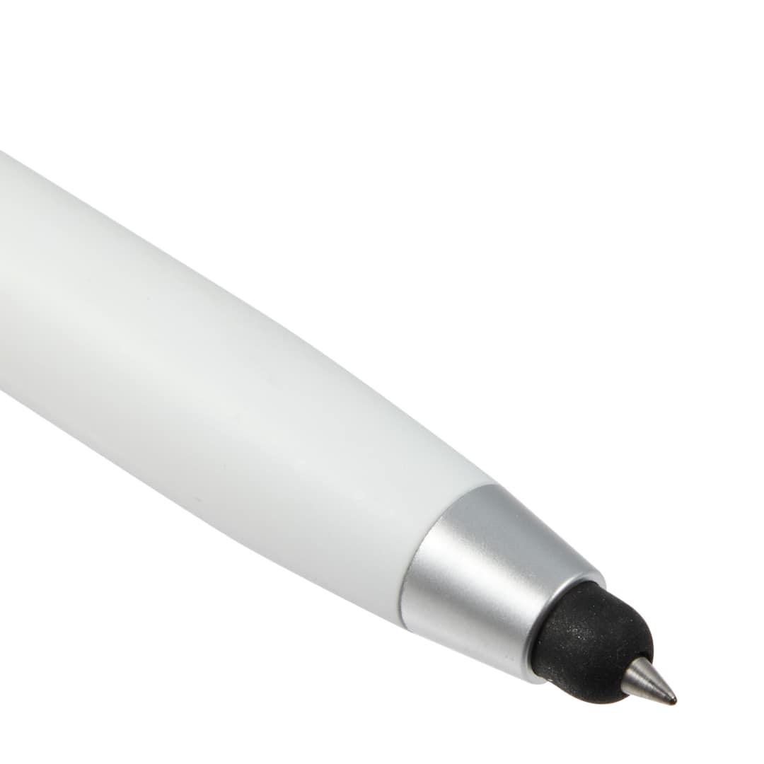 3-in-1 Tech Cleaning Stylus Gel Pen - SM-5305 White