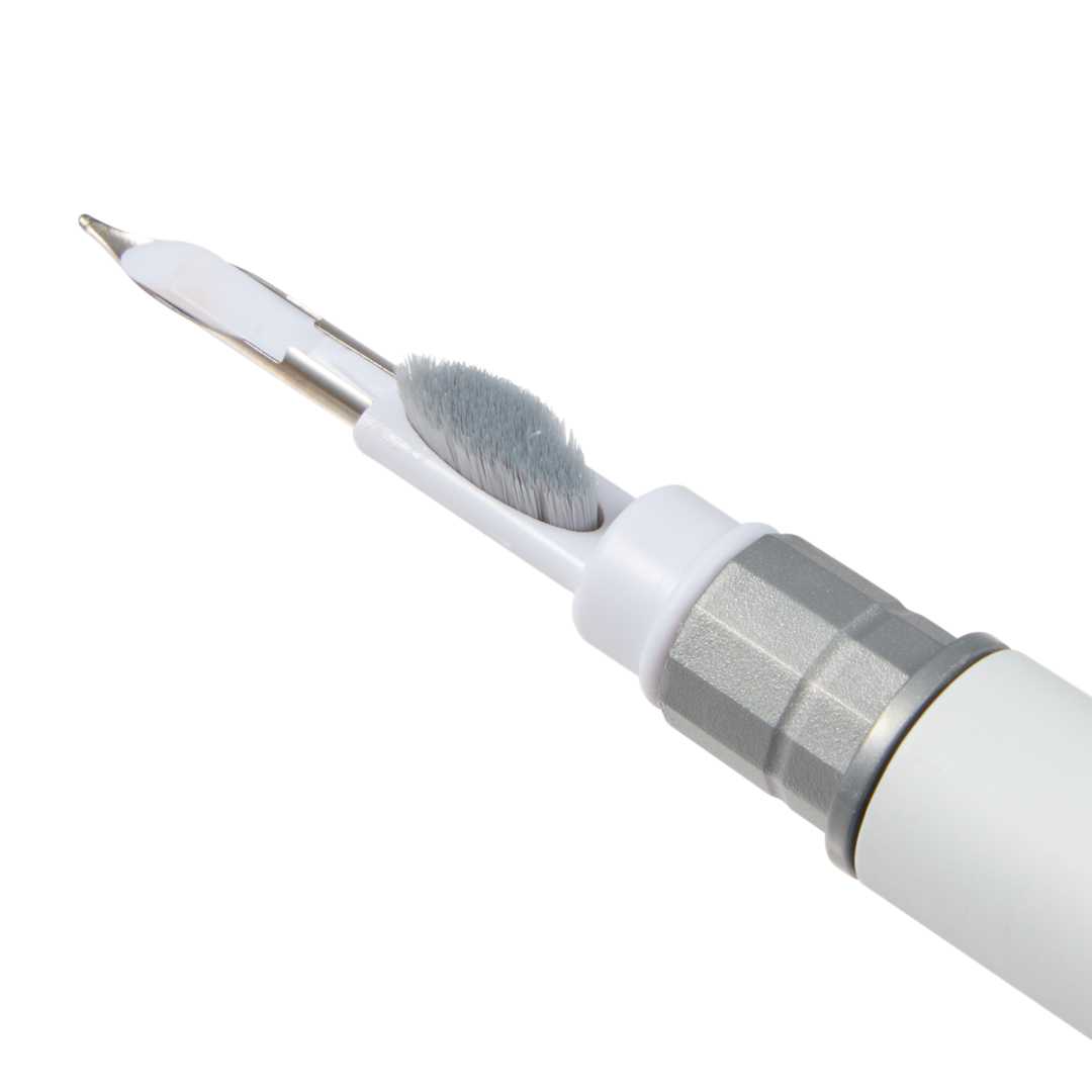 3-in-1 Tech Cleaning Stylus Gel Pen - SM-5305 White