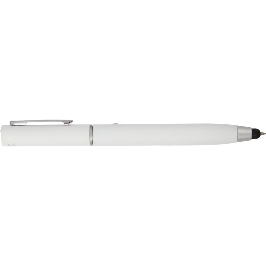 3-in-1 Tech Cleaning Stylus Gel Pen - SM-5305 White
