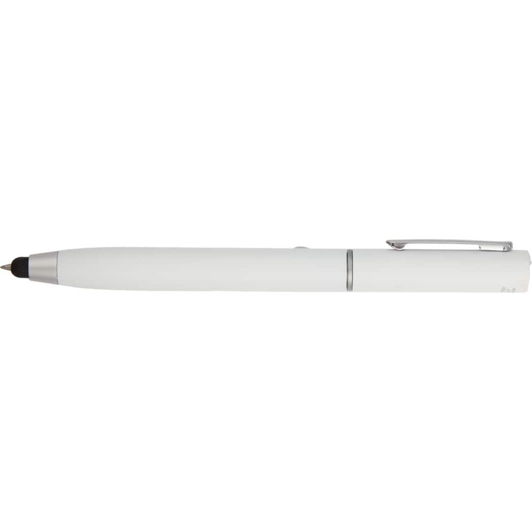 3-in-1 Tech Cleaning Stylus Gel Pen - SM-5305 White