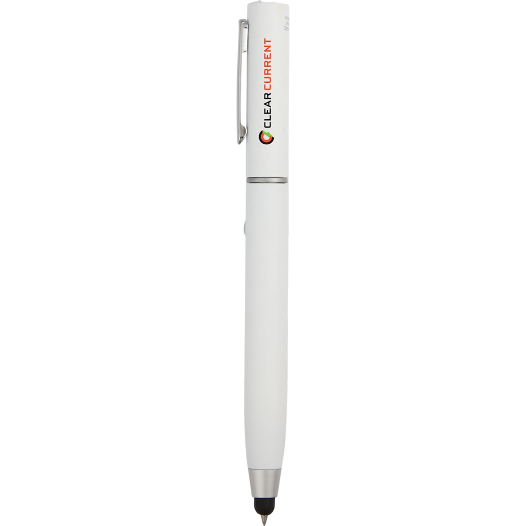 3-in-1 Tech Cleaning Stylus Gel Pen - SM-5305 White