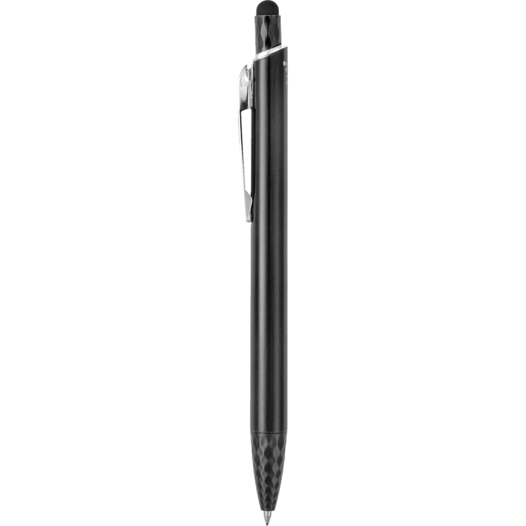Brite Recycled Aluminum Gel Stylus Pen - SM-5308 Black