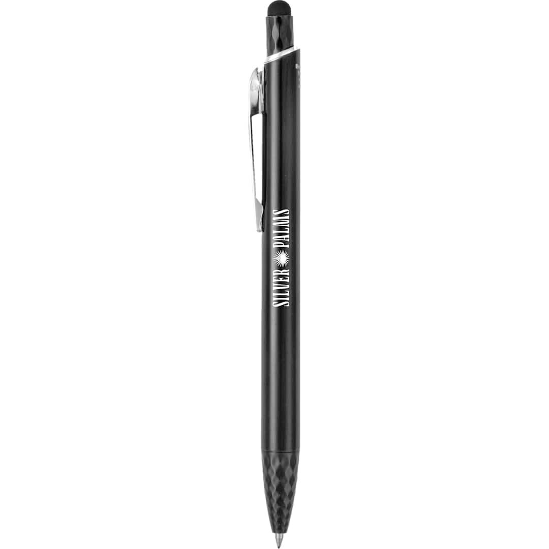 Brite Recycled Aluminum Gel Stylus Pen - SM-5308 Black