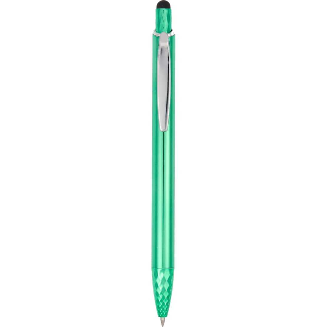Brite Recycled Aluminum Gel Stylus Pen - SM-5308 Green