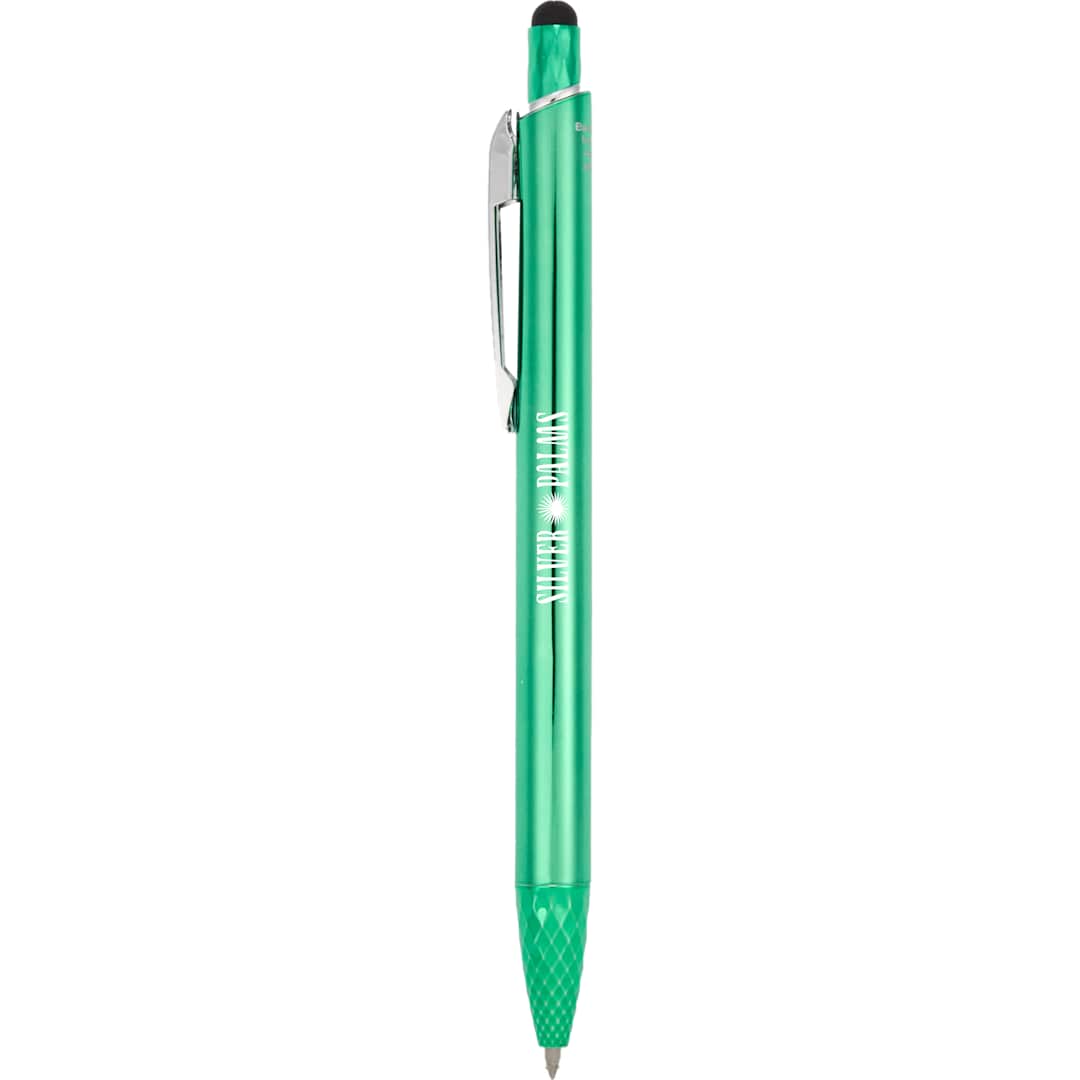 Brite Recycled Aluminum Gel Stylus Pen - SM-5308 Green