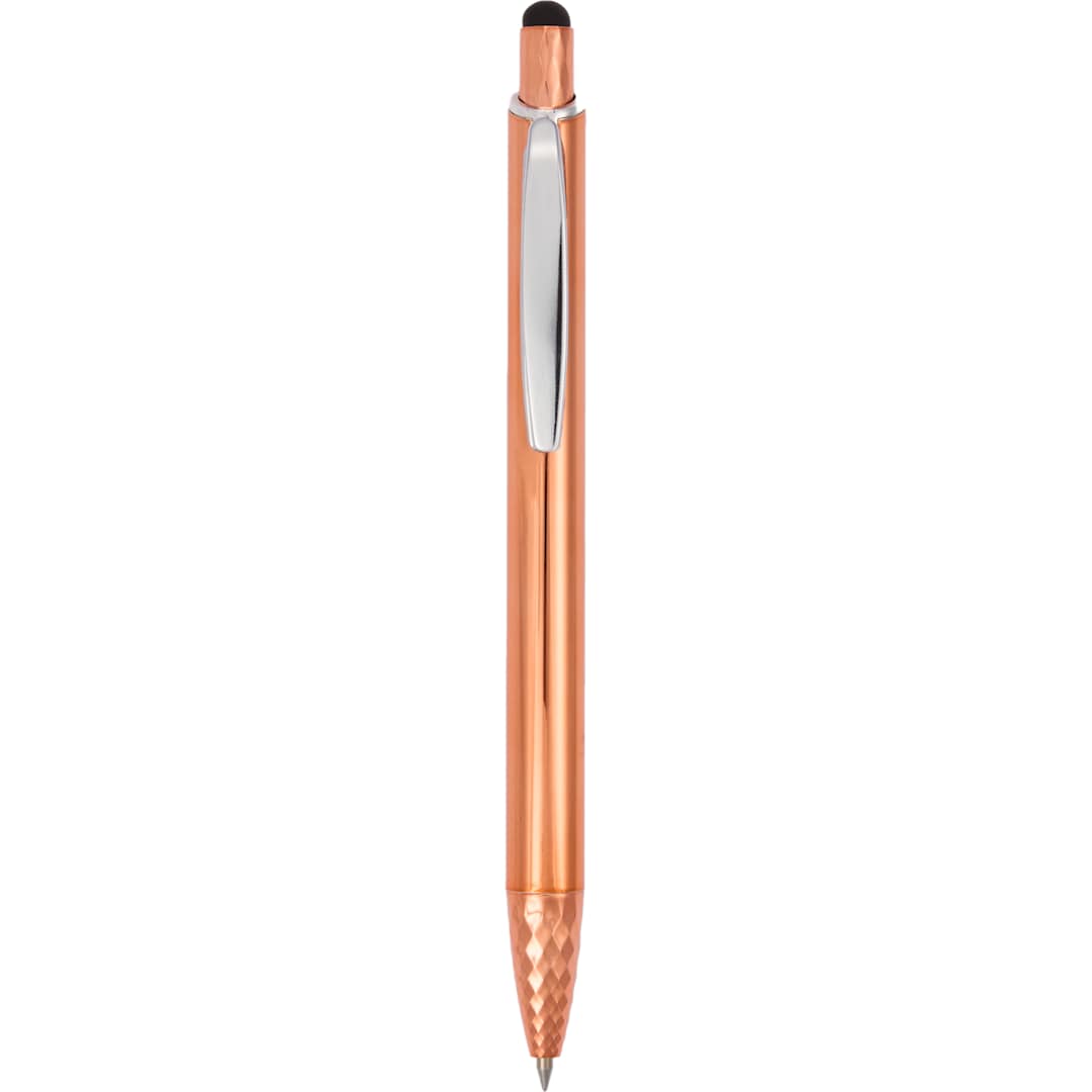 Brite Recycled Aluminum Gel Stylus Pen - SM-5308 Orange