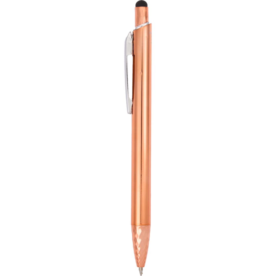 Brite Recycled Aluminum Gel Stylus Pen - SM-5308 Orange