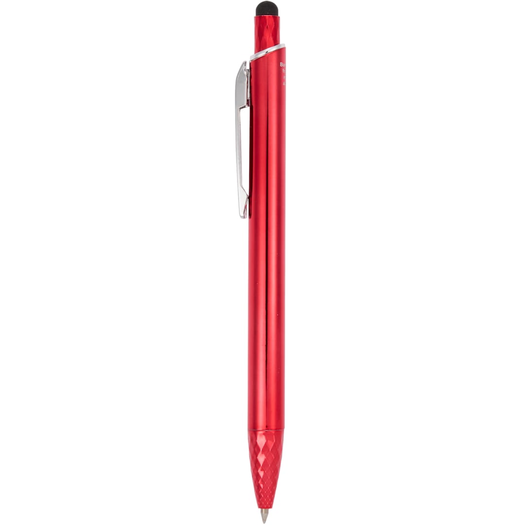 Brite Recycled Aluminum Gel Stylus Pen - SM-5308 Red